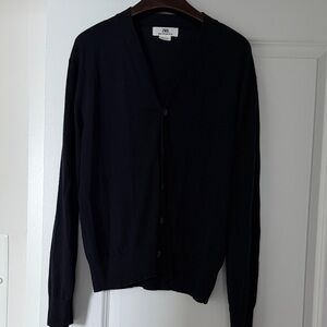 Zara Men's Dark Cardigan Sweater